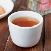 Acopa 4.5 Oz. Bright White Rolled Edge Chinese Asian Stoneware Tea Cup - 36/Case