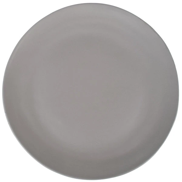 10 Strawberry Street RPPLE-GREYDIN Matte Wave 10 3/4" Gray Dinner Stoneware Plate - 12/Case 2 10 Strawberry Street RPPLE-GREYDIN Matte Wave 10 3/4" Gray Dinner Stoneware Plate - 12/Case - Image 2