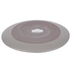 10 Strawberry Street RPPLE-GREYSLD Matte Wave 8" Gray Salad Stoneware Plate - 24/Case -Acopa Sales 1191205