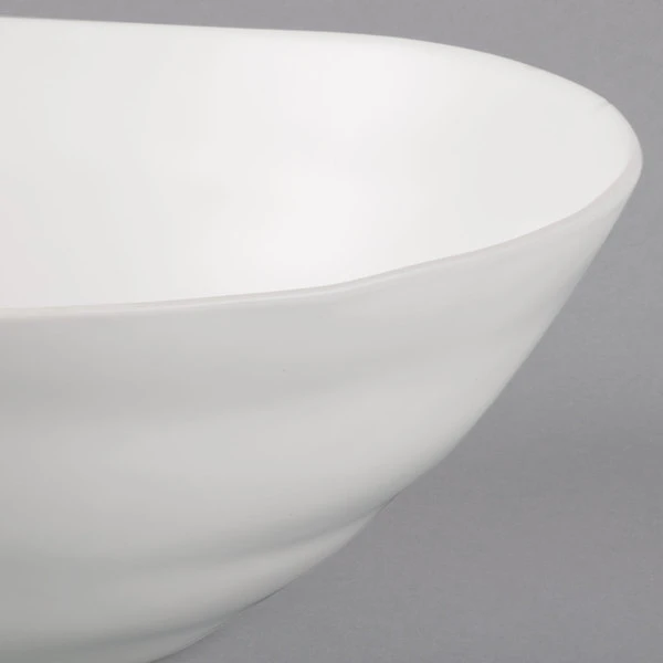 10 Strawberry Street RPPLE-WHTSRVBWL Matte Wave 80 Oz. White Serving Stoneware Bowl - 4/Case 5 10 Strawberry Street RPPLE-WHTSRVBWL Matte Wave 80 Oz. White Serving Stoneware Bowl - 4/Case - Image 5