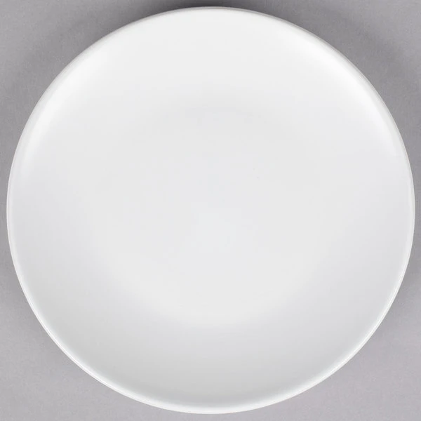 10 Strawberry Street WM-4-WHT Wazee Matte 7 3/4" Round White Stoneware Salad Plate - 24/Case 2 10 Strawberry Street WM-4-WHT Wazee Matte 7 3/4" Round White Stoneware Salad Plate - 24/Case - Image 2