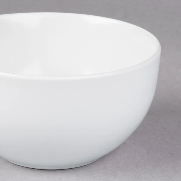10 Strawberry Street WM-7-WHT Wazee Matte 16 Oz. Round White Stoneware Cereal Bowl - 24/Case 5 10 Strawberry Street WM-7-WHT Wazee Matte 16 Oz. Round White Stoneware Cereal Bowl - 24/Case - Image 5