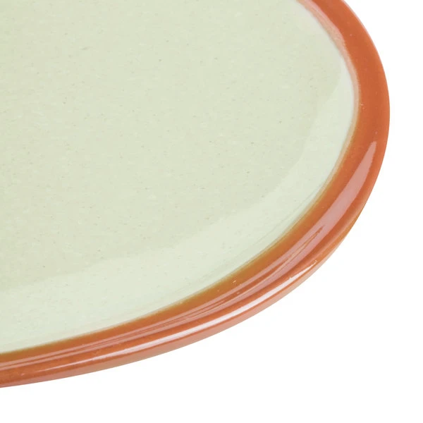 Syracuse China 922224350 Terracotta 6 3/8" Fern Green Plate - 12/Case 4 Syracuse China 922224350 Terracotta 6 3/8" Fern Green Plate - 12/Case - Image 4
