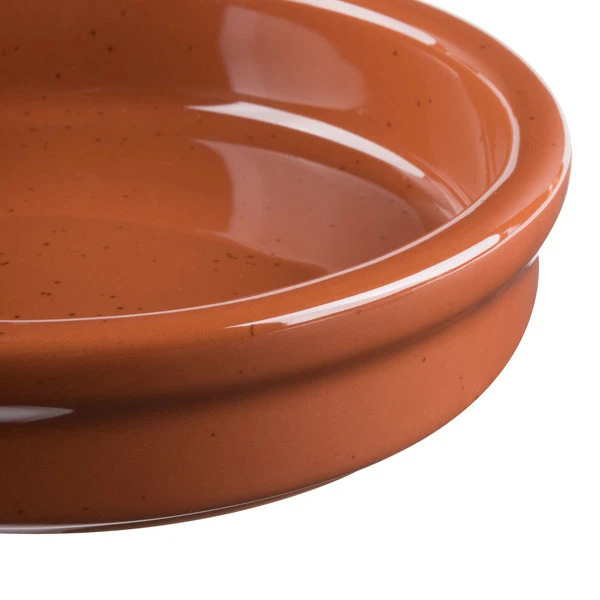 Syracuse China 922229901 Terracotta 6 Oz. Cazuela Bowl - 24/Case 4 Syracuse China 922229901 Terracotta 6 Oz. Cazuela Bowl - 24/Case - Image 4