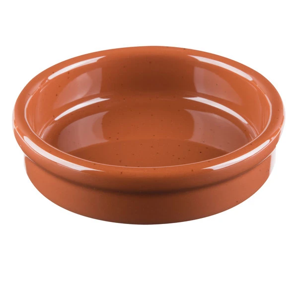 Syracuse China 922229900 Terracotta 4 Oz. Cazuela Bowl - 24/Case 2 Syracuse China 922229900 Terracotta 4 Oz. Cazuela Bowl - 24/Case - Image 2