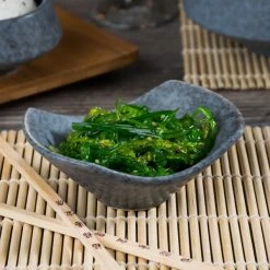 10 Strawberry Street BISEKI-5SAMBWL Biseki 2 Oz. Blue Stoneware Samurai Bowl - 36/Case