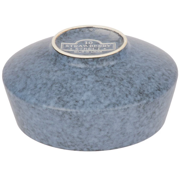 10 Strawberry Street BISEKI-11 Biseki 20 Oz. Blue Stoneware Demi Bowl - 12/Case 3 10 Strawberry Street BISEKI-11 Biseki 20 Oz. Blue Stoneware Demi Bowl - 12/Case - Image 3