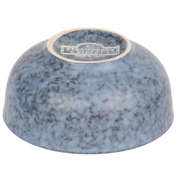 10 Strawberry Street BISEKI-7RD Biseki 16 Oz. Blue Stoneware Cereal Bowl - 24/Case 3 10 Strawberry Street BISEKI-7RD Biseki 16 Oz. Blue Stoneware Cereal Bowl - 24/Case - Image 3