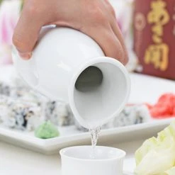 Acopa 10 Oz. Bright White Sake Bottle - 36/Case -Acopa Sales 1428217