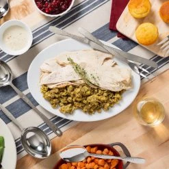 Acopa 13 3/4" X 10" Bright White Wide Rim Rolled Edge Oval Stoneware Platter - 12/Case -Acopa Sales 1451571