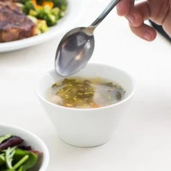 Acopa 8 Oz. Bright White Tapered Porcelain Bouillon - 12/Case -Acopa Sales 1474416