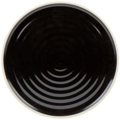 Alternative view of Chef & Sommelier FK843 Geode 10 3/4" Black Stackable Dinner Plate By Arc Cardinal - 12/Case