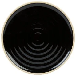 Alternative view of Chef & Sommelier FK844 Geode 8 1/2" Black Stackable Salad / Dessert Plate By Arc Cardinal - 12/Case