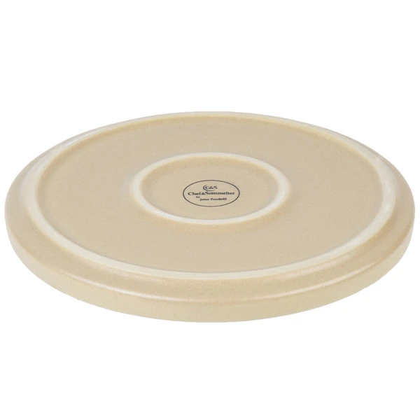 Chef & Sommelier FK844 Geode 8 1/2" Black Stackable Salad / Dessert Plate By Arc Cardinal - 12/Case 3 Chef & Sommelier FK844 Geode 8 1/2" Black Stackable Salad / Dessert Plate By Arc Cardinal - 12/Case - Image 3