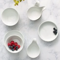 Acopa 8 Oz. Bright White Tapered Porcelain Bouillon - 12/Case -Acopa Sales 1607956