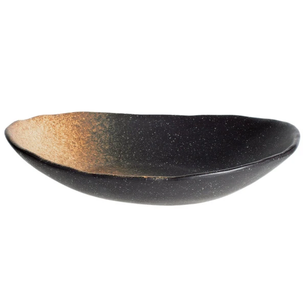 10 Strawberry Street NAG-9OVLBWL Whittier Nagoya 16 Oz. Oval Stoneware Bowl - 24/Case 2 10 Strawberry Street NAG-9OVLBWL Whittier Nagoya 16 Oz. Oval Stoneware Bowl - 24/Case - Image 2