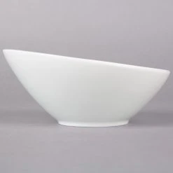 Acopa 8 Oz. Bright White Slanted Porcelain Bowl - 12/Pack 7 Acopa 8 Oz. Bright White Slanted Porcelain Bowl - 12/Pack -Acopa Sales 1649143