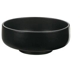 Playground Dinnerware Playground 701311691021090 Nara 24.1 Oz. Black Round Bowl - 6/Case