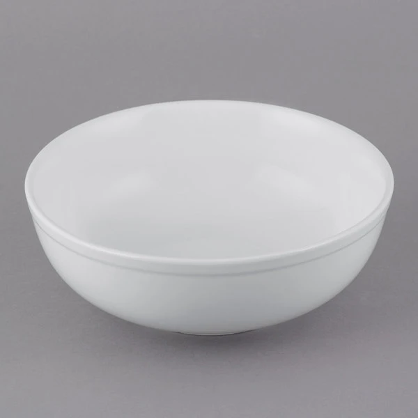 Acopa 58 Oz. Bright White Porcelain Menudo / Pasta / Salad Bowl - 12/Case 2 Acopa 58 Oz. Bright White Porcelain Menudo / Pasta / Salad Bowl - 12/Case - Image 2