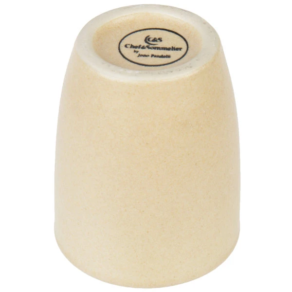 Chef & Sommelier FK790 Geode 4 Oz. White Stoneware Espresso / Sauce Cup By Arc Cardinal - 24/Case 4 Chef & Sommelier FK790 Geode 4 Oz. White Stoneware Espresso / Sauce Cup By Arc Cardinal - 24/Case - Image 4