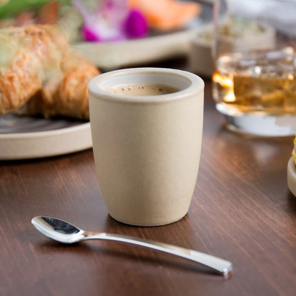 Chef & Sommelier FK790 Geode 4 Oz. White Stoneware Espresso / Sauce Cup By Arc Cardinal - 24/Case 1 Chef & Sommelier FK790 Geode 4 Oz. White Stoneware Espresso / Sauce Cup By Arc Cardinal - 24/Case