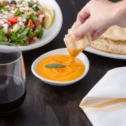 Acopa 4 Oz. Bright White Oval Porcelain Coupe Bowl - 36/Case 7 Acopa 4 Oz. Bright White Oval Porcelain Coupe Bowl - 36/Case -Acopa Sales 1766388