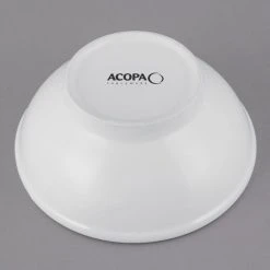 Acopa 25 Oz. Bright White Porcelain Menudo / Pasta / Salad Bowl - 12/Case 6 Acopa 25 Oz. Bright White Porcelain Menudo / Pasta / Salad Bowl - 12/Case -Acopa Sales 1781448