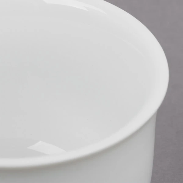 Acopa 2 Oz. Bright White Sake Cup - 12/Pack 4 Acopa 2 Oz. Bright White Sake Cup - 12/Pack - Image 4