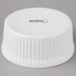Acopa 10 Oz. Round Bright White Fluted Porcelain Souffle / Creme Brulee Dish - 24/Case 5 Acopa 10 Oz. Round Bright White Fluted Porcelain Souffle / Creme Brulee Dish - 24/Case -Acopa Sales 1782718
