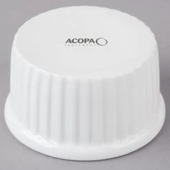 Acopa 2.5 Oz. Bright White Fluted Porcelain Ramekin - 12/Pack 5 Acopa 2.5 Oz. Bright White Fluted Porcelain Ramekin - 12/Pack -Acopa Sales 1782731
