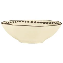 World Tableware DULCET-5C Dulcet 50 Oz. Cream Stoneware Serving Bowl - 12/Case