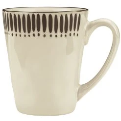 Alternative view of World Tableware DULCET-6C Dulcet 13 Oz. Cream Stoneware Mug - 12/Case