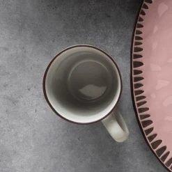 World Tableware DULCET-6G Dulcet 13 Oz. Gray Stoneware Mug - 12/Case