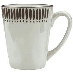 Alternative view of World Tableware DULCET-6G Dulcet 13 Oz. Gray Stoneware Mug - 12/Case