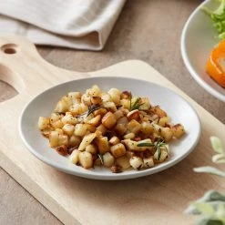 Acopa 6 1/2" Matte White Coupe Stoneware Plate - 36/Case