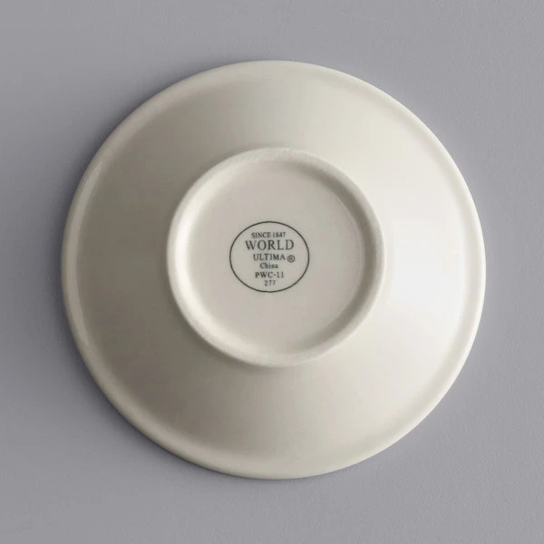 World Tableware PWC-11 Princess White 4 Oz. Ultima Cream White Rolled Edge Stoneware Fruit Bowl - 36/Case 2 World Tableware PWC-11 Princess White 4 Oz. Ultima Cream White Rolled Edge Stoneware Fruit Bowl - 36/Case - Image 2