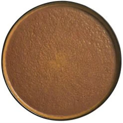 World Tableware STB-10 Los Ranchos 10 3/4" Brown Speckled Stone Tray - 12/Case