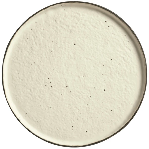 World Tableware STW-10 Los Ranchos 10 3/4" White Speckled Stone Tray - 12/Case 1 World Tableware STW-10 Los Ranchos 10 3/4" White Speckled Stone Tray - 12/Case