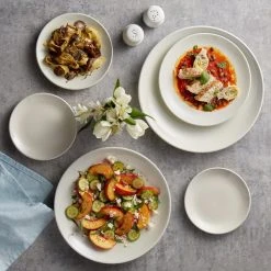 Acopa 10 1/2" Round Ivory (American White) Coupe Stoneware Plate - 12/Case 9 Acopa 10 1/2" Round Ivory (American White) Coupe Stoneware Plate - 12/Case -Acopa Sales 1918323