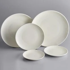 Acopa 10 1/2" Round Ivory (American White) Coupe Stoneware Plate - 12/Case 8 Acopa 10 1/2" Round Ivory (American White) Coupe Stoneware Plate - 12/Case -Acopa Sales 1918324