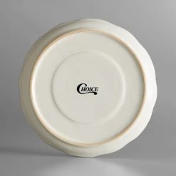Acopa 6" Ivory (American White) Scalloped Edge Stoneware Saucer - 36/Case 7 Acopa 6" Ivory (American White) Scalloped Edge Stoneware Saucer - 36/Case -Acopa Sales 1921466