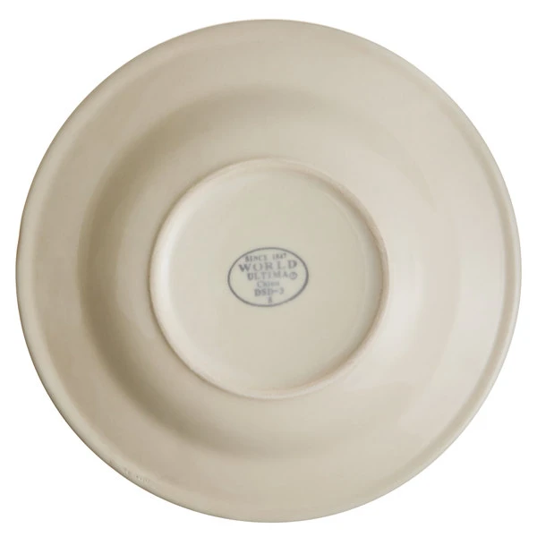World Tableware DSD-3 Desert Sand 12 Oz. Brown Speckle Ivory (American White) Narrow Rim Stoneware Soup Bowl With Brown Bands - 24/Case 2 World Tableware DSD-3 Desert Sand 12 Oz. Brown Speckle Ivory (American White) Narrow Rim Stoneware Soup Bowl With Brown Bands - 24/Case - Image 2