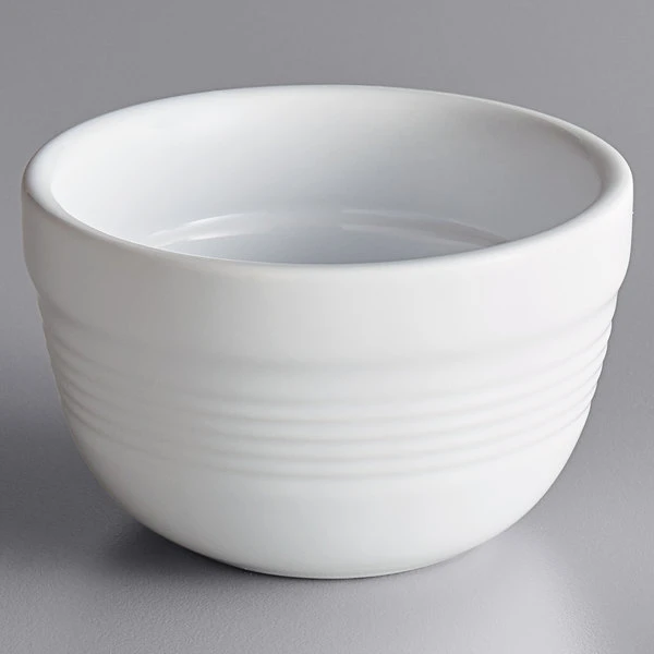 Acopa Capri 8 Oz. Coconut White Stoneware Bouillon - 36/Case 2 Acopa Capri 8 Oz. Coconut White Stoneware Bouillon - 36/Case - Image 2
