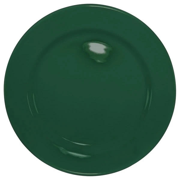 International Tableware CA-21-G Cancun 12" Green Stoneware Rolled Edge Wide Rim Plate - 12/Case 1 International Tableware CA-21-G Cancun 12" Green Stoneware Rolled Edge Wide Rim Plate - 12/Case