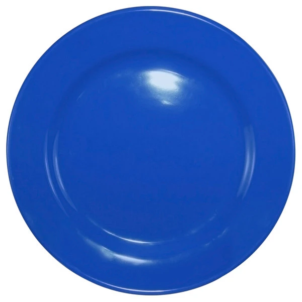 International Tableware CA-7-LB Cancun 7 1/8" Light Blue Stoneware Rolled Edge Wide Rim Plate - 36/Case 1 International Tableware CA-7-LB Cancun 7 1/8" Light Blue Stoneware Rolled Edge Wide Rim Plate - 36/Case