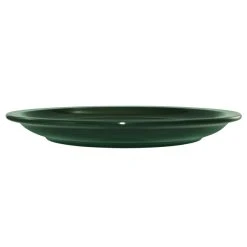 Alternative view of International Tableware CAN-7-G Cancun 7 1/4" Green Stoneware Rolled Edge Narrow Rim Plate - 36/Case