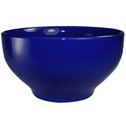 International Tableware CA-44-CB Cancun 44 Oz. Cobalt Blue Stoneware Footed Bowl - 12/Case