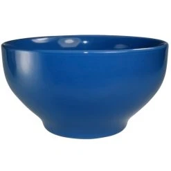 International Tableware CA-44-LB Cancun 44 Oz. Light Blue Stoneware Footed Bowl - 12/Case