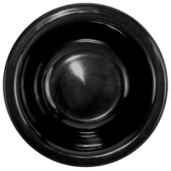 Alternative view of International Tableware CA-10-B Cancun 13 Oz. Black Stoneware Grapefruit Bowl - 36/Case