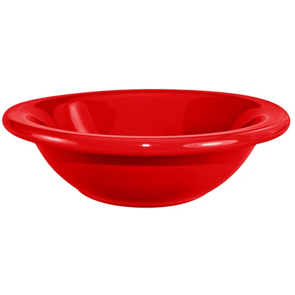 International Tableware CA-10-CR Cancun 13 Oz. Crimson Red Stoneware Grapefruit Bowl - 36/Case 1 International Tableware CA-10-CR Cancun 13 Oz. Crimson Red Stoneware Grapefruit Bowl - 36/Case